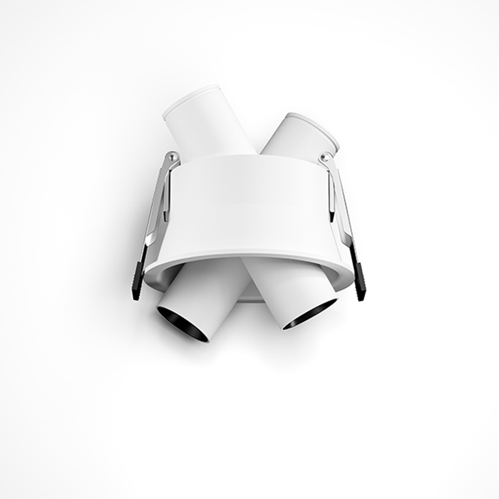 DoubleTubeHeadsRecessedSpotlights